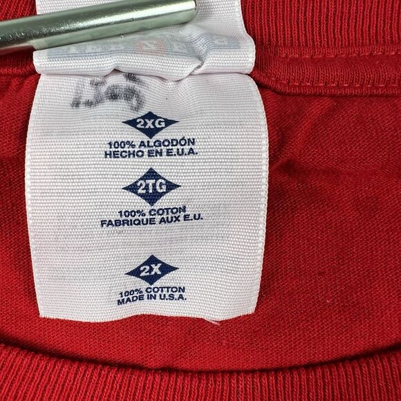 Vintage Y2K United Stated Marine Corp USMC‎ Semper Fi Shirt Men’s 2XL Red - Picture 10 of 16